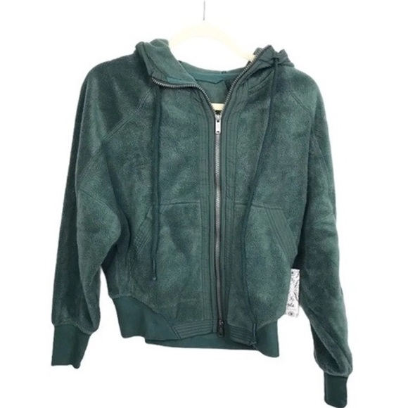 Free People Eastbound Fleece Jacket Stargazer XS - Picture 5 of 8